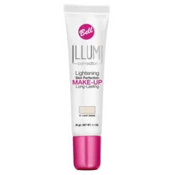 Bell Illumi Corrector Make-up trwały fluid rozświetlająco-korygujący 01 Light Beige 30 g