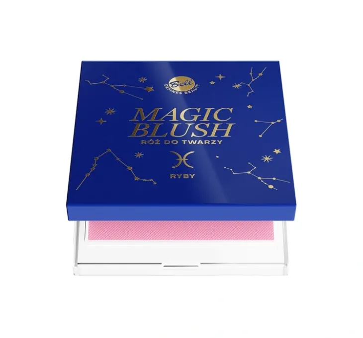 Bell Magic Blush magiczny róż rozświetlający adaptujący się do skóry 01 Pink Pisces 4,3 g