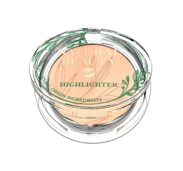 Bell Natural Beauty rozświetlacz do twarzy z olejem arganowym 01 Pure Light 6 g
