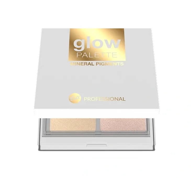 Bell Professional Glow Palette duo rozświetlaczy do twarzy i ciała 10 g