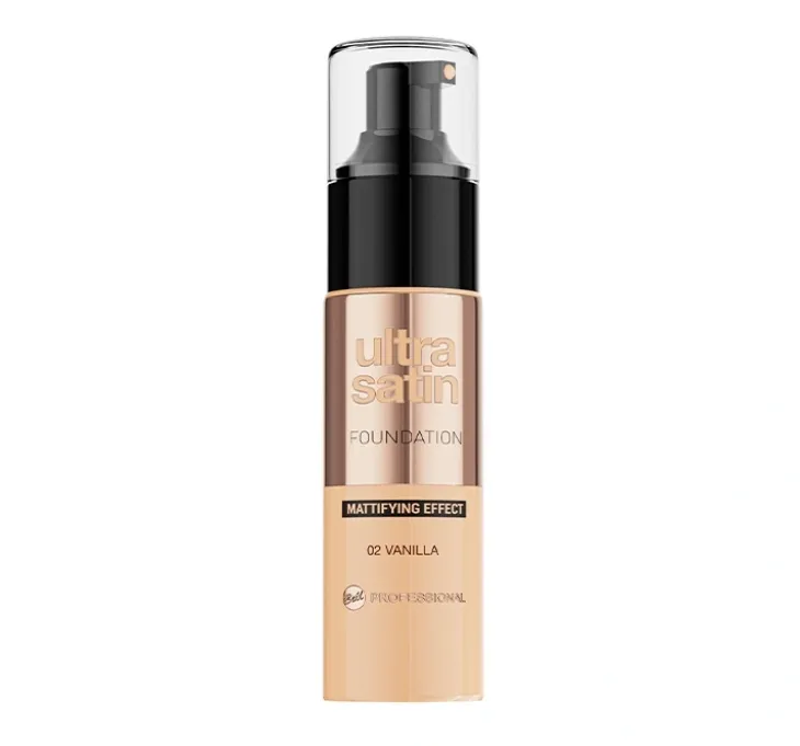 Bell Professional Ultra Satin trwały matujący podkład 02 Vanilla 30 g