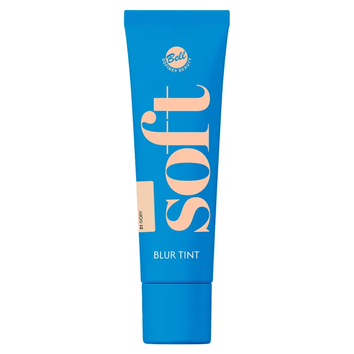 Bell Soft Blur Tint wygładzający lekki podkład do twarzy 01 Ivory 30 g