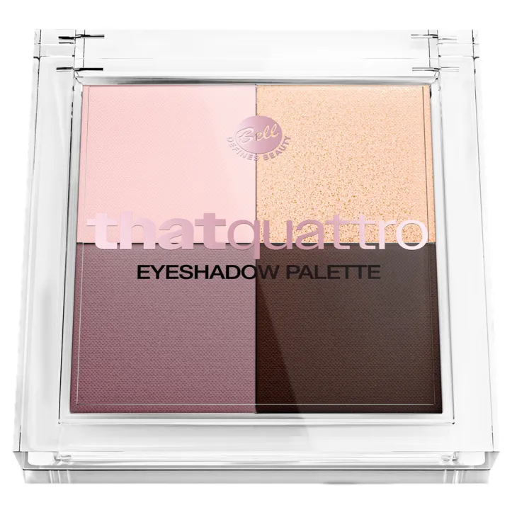 Bell That Quattro paleta cieni do powiek 02 Burgundy Vibe Eyeshadow 9 g