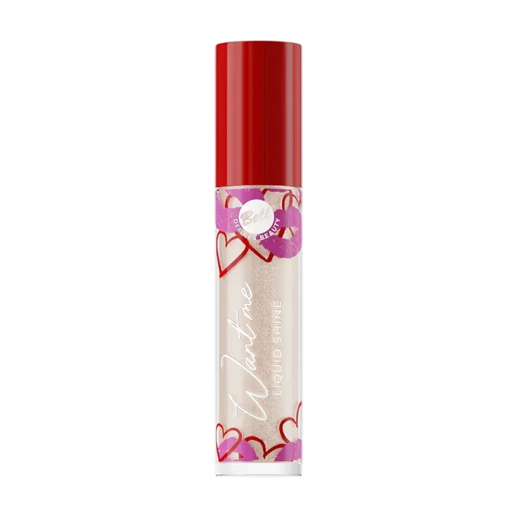 Bell Want Me Liquid Shine rozświetlacz do twarzy i oczu 01 Love Glow 4,8 g