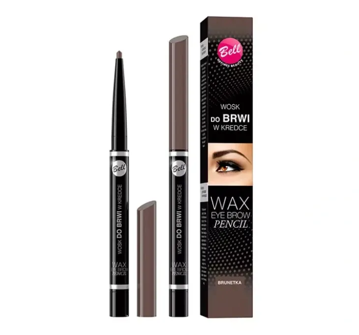 Bell Wax Eyebrow Pencil wosk do brwi w kredce Brunetka 12 ml