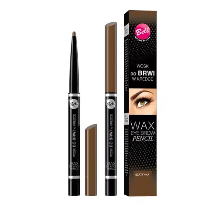 Bell Wax Eyebrow Pencil wosk do brwi w kredce Szatynka 12 ml