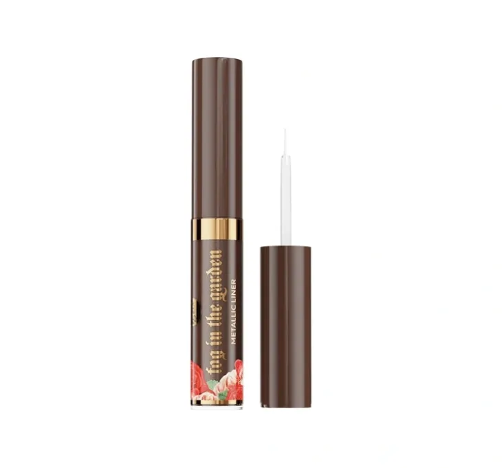 Bell x Fog in the Garden Metalic Liner metaliczny eyeliner w płynie 01 Black Tea 4,15 g