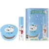 Bell XMAS Set 1 zestaw błyszczyk do ust 01 Frosted Fantasy 4,2 g + puder brązujący 01 Icy Mocha 9 g