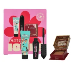 Benefit Cosmetics Icons Glam'n go! zestaw do makijażu bronzer Hoola 2,5 g + tusz do rzęs Badgal Bang! 4 g + baza The Porefessional 7,5 ml