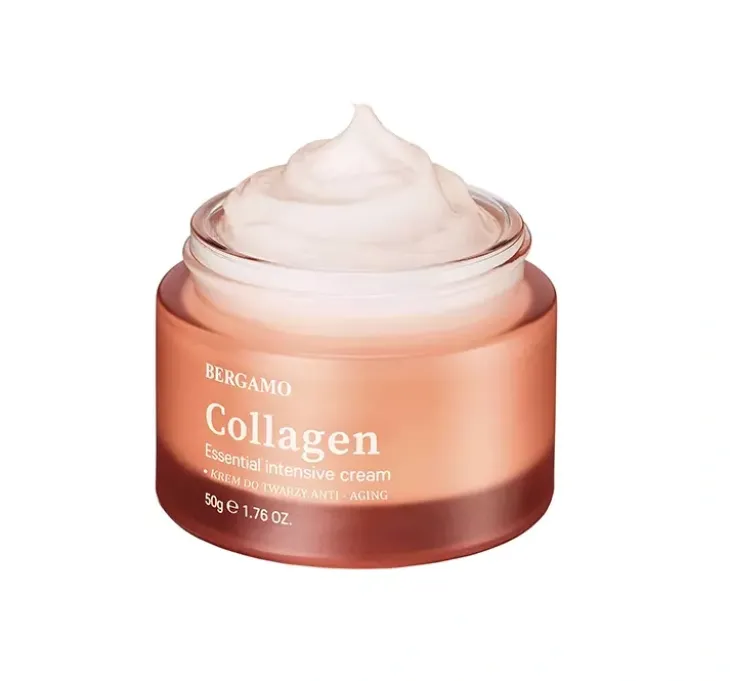Bergamo Collagen przeciwzmarszczkowy krem do twarzy z kolagenem 50 g