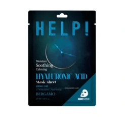 Bergamo HELP! Hyaluronic Acid nawilżająca maska w płachcie z kwasem hialuronowym 25 ml