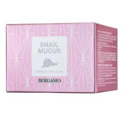 Bergamo Prestige Snail Mucus przeciwzmarszczkowy krem ze śluzem ślimaka 50 ml
