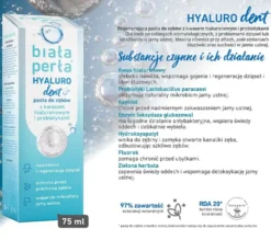 Biała Perła Hyaluro Dent regenerująca pasta do zębów 75 ml