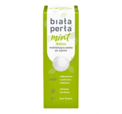 Biała Perła Natural & White Mint Detox wybielająca pasta do zębów bez fluoru 75 ml