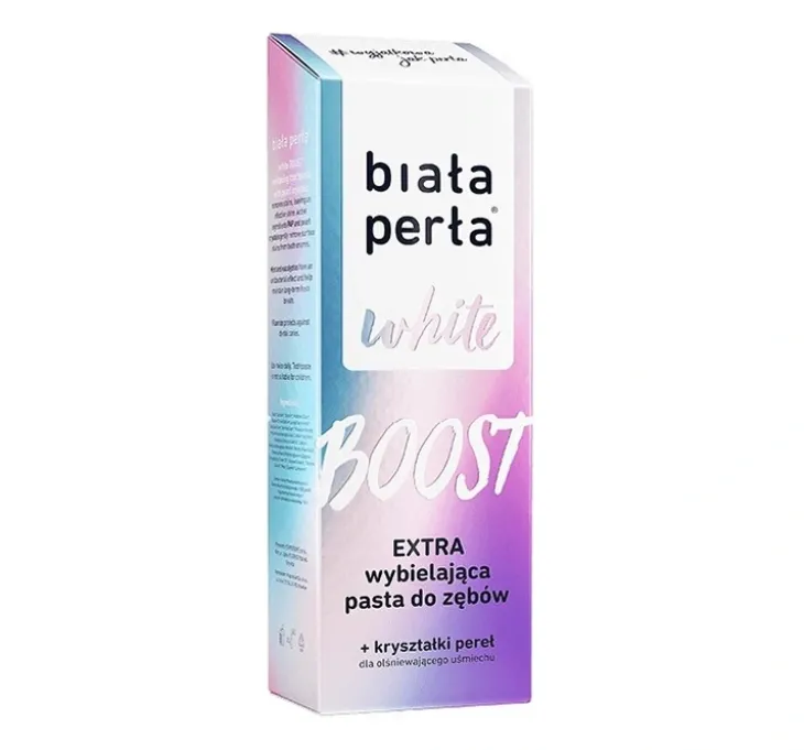 Biała Perła White Boost wybielająca pasta do zębów 75 ml