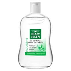 Biały Jeleń Łagodzenie żel do mycia twarzy, szyi i dekoltu z kompleksem nawilżającym 500 ml