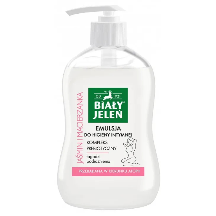 Biały Jeleń emulsja do higieny intymnej Jaśmin i Macierzanka 500 ml