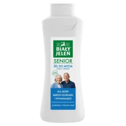 Biały Jeleń Senior żel do mycia ciała i twarzy dla skóry bardzo dojrzałej i wymagającej 750 ml