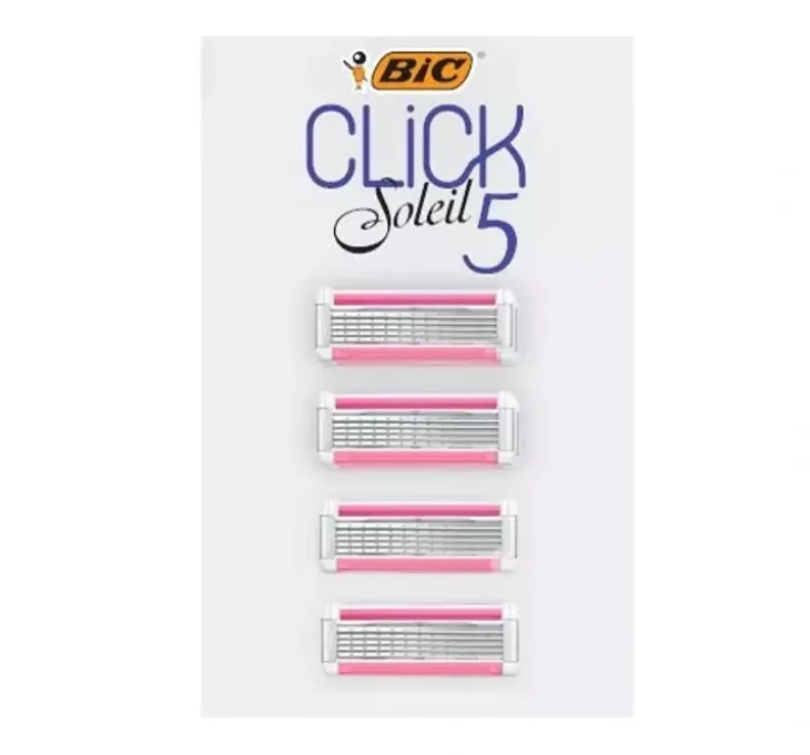 Bic Click Soleil 5 wkłady do maszynki do golenia dla kobiet 4 sztuki