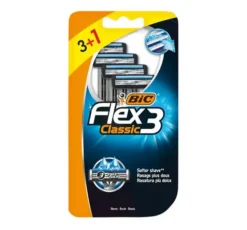 BIC Flex3 Classic jednorazowe maszynki do golenia dla mężczyzn 4 sztuki
