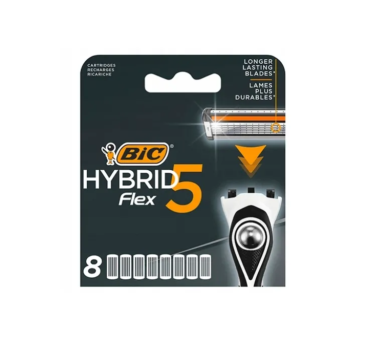 BIC Hybrid Flex5 wkłady do maszynki do golenia dla mężczyzn 8 sztuk