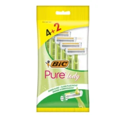 BIC Pure Lady jednorazowe maszynki do golenia dla kobiet 6 sztuk