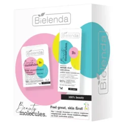 Bielenda Beauty Molecules zestaw prezentowy synbiotyczny krem ultranawilżający 50 ml + elektrolitowe serum shot 30 ml