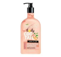 Bielenda Body Coctail wygładzający balsam do ciała Brzoskwinia i Kombucha 400 ml
