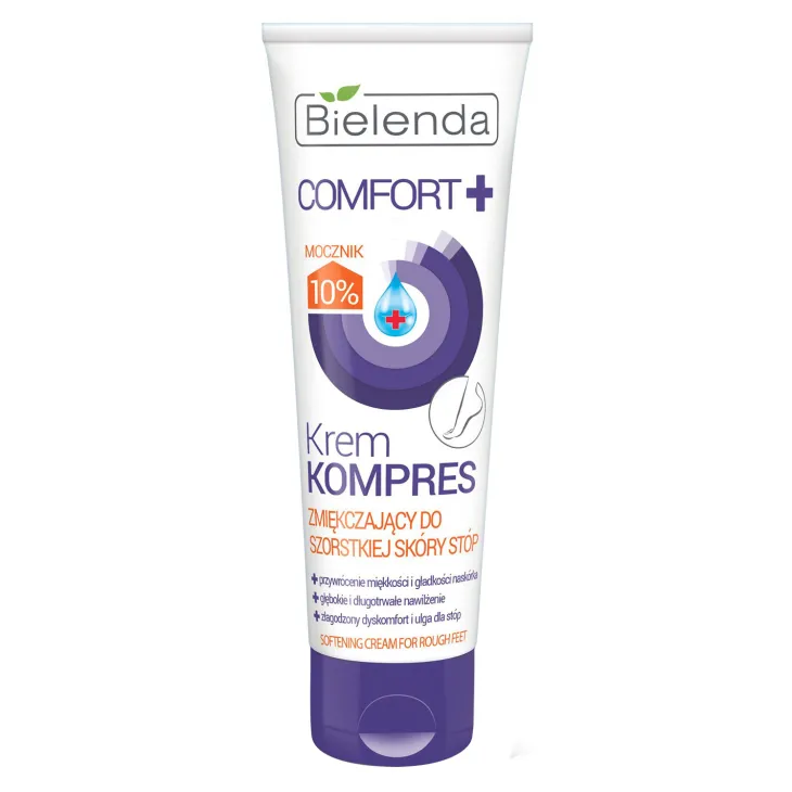 Bielenda Comfort+ krem kompres zmiękczający do szorstkiej skóry stóp 100 ml