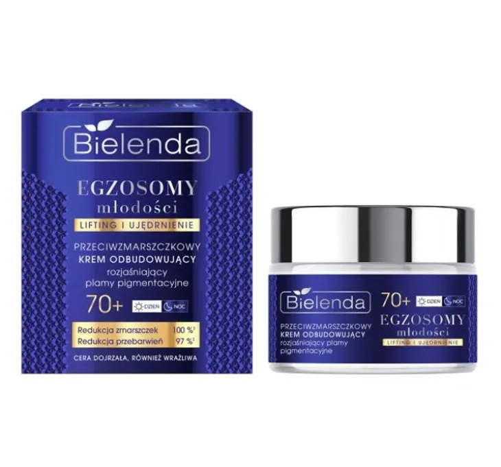 Bielenda Egzosomy Młodości przeciwzmarszczkowy krem do twarzy 70+ 50 ml