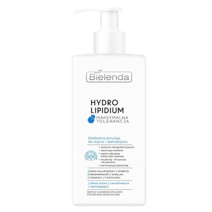 Bielenda Hydro Lipidium emulsja do mycia i demakijażu 300 ml