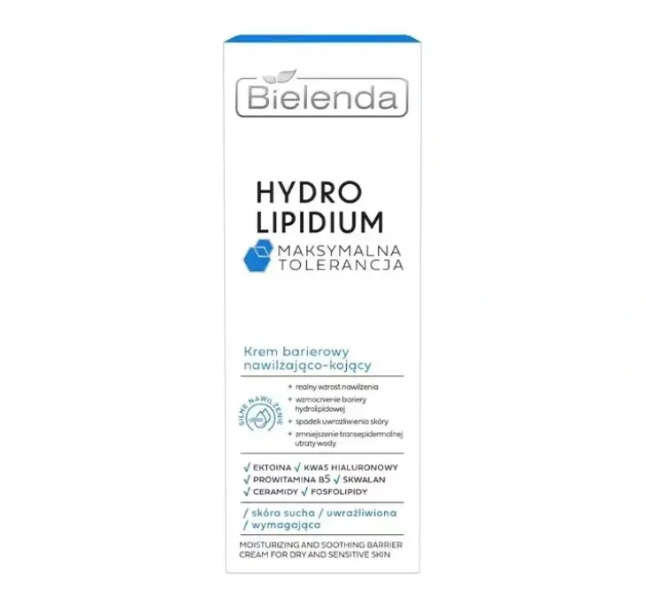 Bielenda Hydro Lipidium nawilżająco-kojący krem barierowy 50 ml