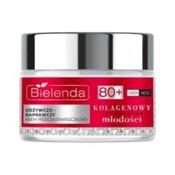 Bielenda Kolagenowy Stymulator Młodości odżywczo-naprawczy krem do twarzy 80+ 50 ml