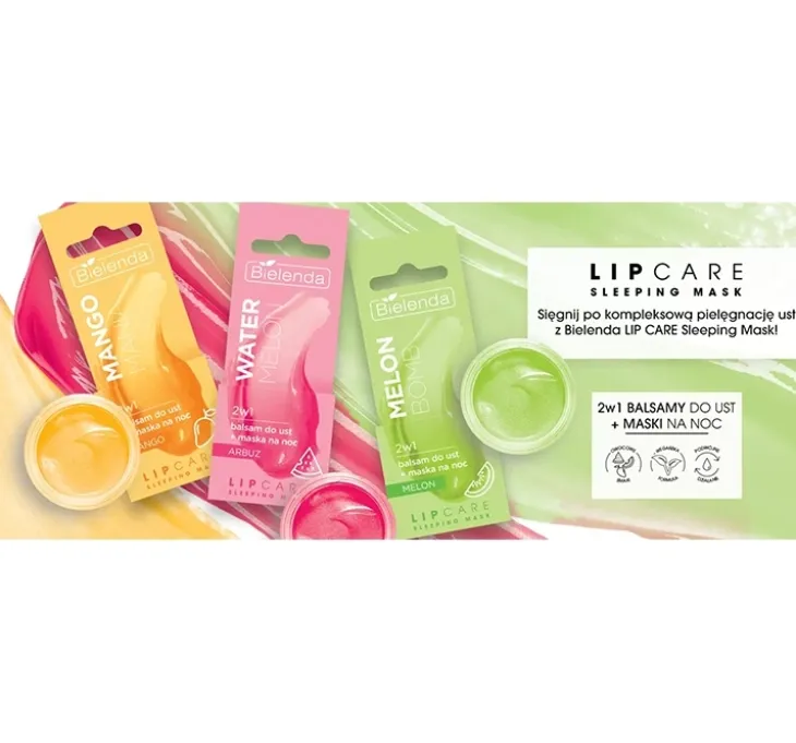 Bielenda Lip Care balsam do ust 2w1 Melon Bomb 10 g