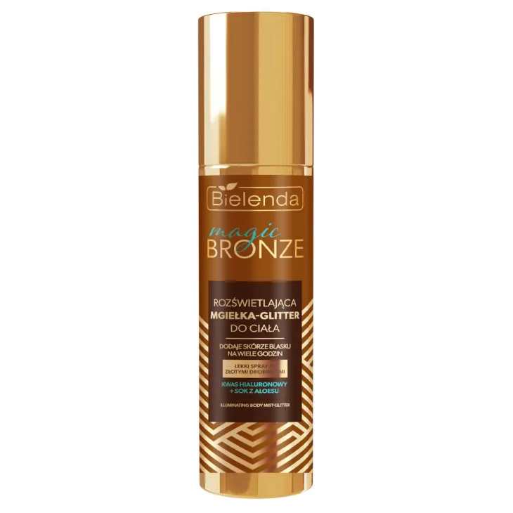Bielenda Magic Bronze rozświetlająca mgiełka-glitter do ciała 75 ml