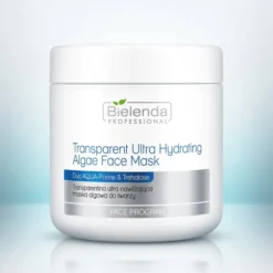Bielenda Professional Aqua-Porin Ultra Effect transparentna ultranawilżająca maska algowa do twarzy 190 g