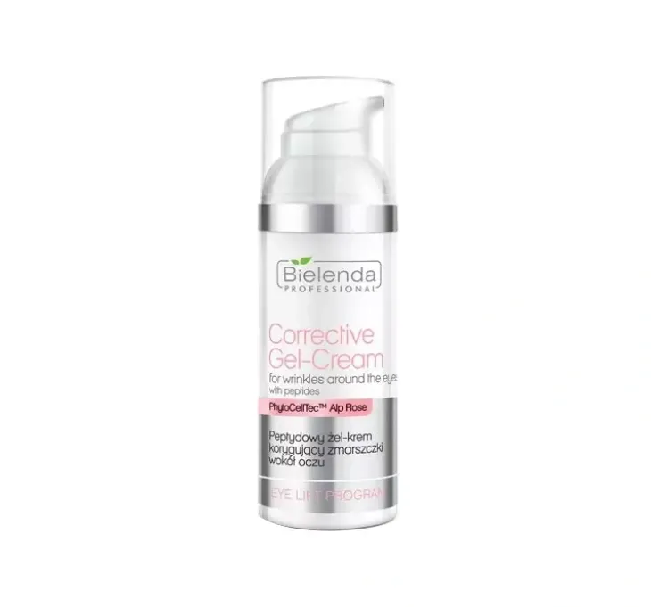 Bielenda Professional Corrective Gel-Cream peptydowy żel krem korygujący zmarszczki wokół oczu 50 ml