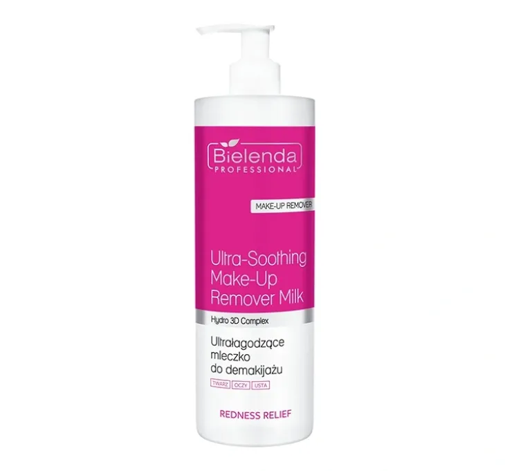 Bielenda Professional Redness Relief ultrałagodzące mleczko do demakijażu 500 ml