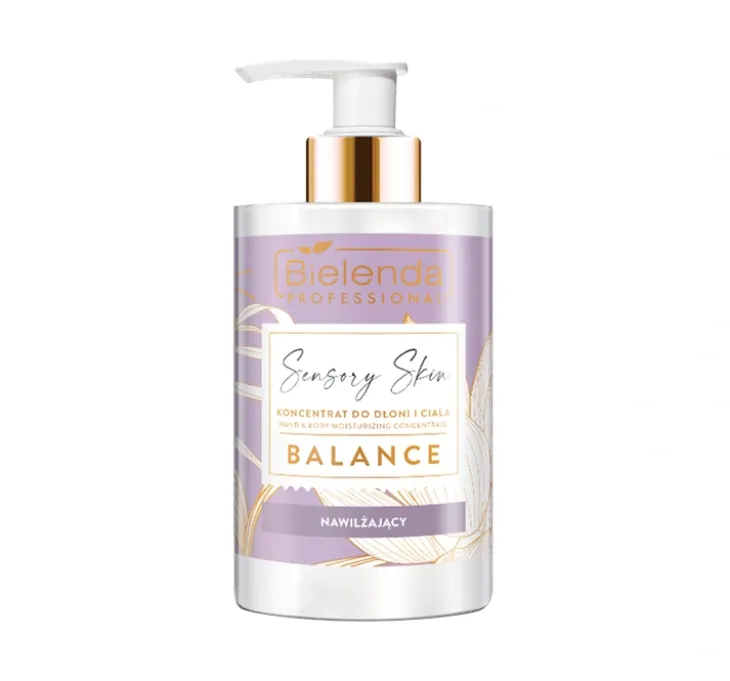 Bielenda Professional Sensory Skin nawilżający koncentrat do dłoni i ciała Balance 300 ml