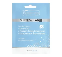 Bielenda Professional Supremelab Hydra Glow kojąco-nawilżająca maska na tkaninie 1 sztuka