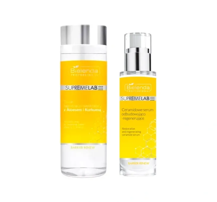 Bielenda Professional Supremelab Barrier Renew zestaw tonik 200 ml + serum 30 ml