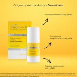 Bielenda Professional Supremelab Barrier Renew odżywczy krem pod oczy z ceramidami 15 ml