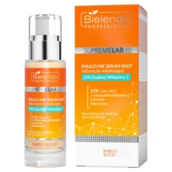 Bielenda Professional SupremeLab Energy Boost odżywczo-witalizujące serum-shot 15% dualnej witaminy C 30 ml
