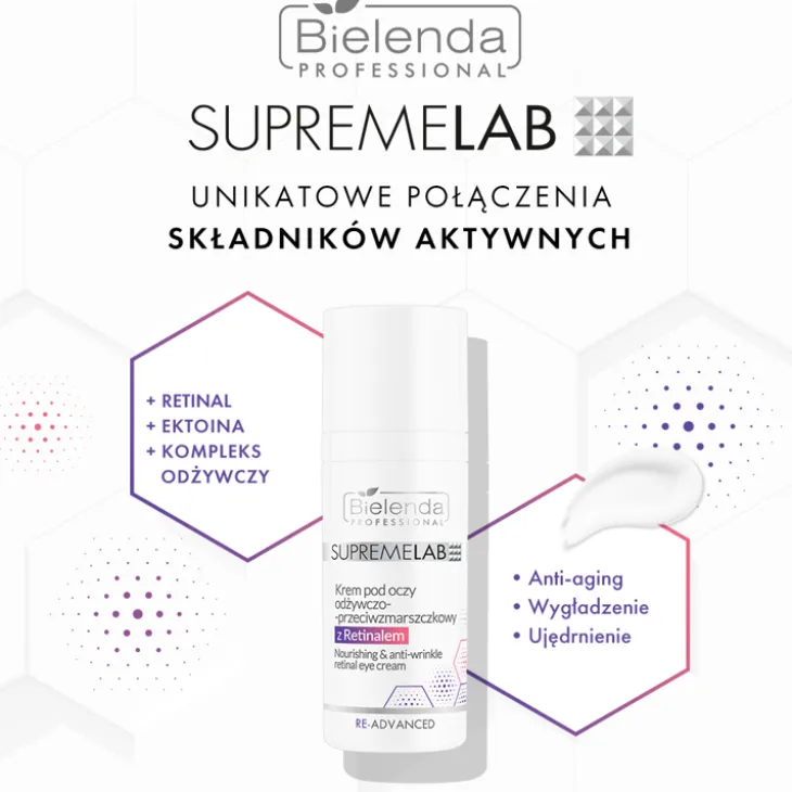 Bielenda Professional Supremelab Re-Advanced krem pod oczy z Retinalem 15 ml