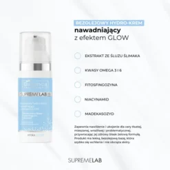 Bielenda Professional Supremelab Hydra Glow bezolejowy hydro-krem nawadniający z efektem glow z niacynamidem 50 ml