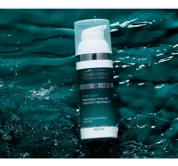 Bielenda Professional Supremelab Men Line nawilżający krem-żel łagodzący 50 ml