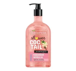 Bielenda Shower Coctail relaksujący żel pod prysznic Rabarbar i Wanilia 400 ml