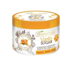 Bielenda Vanity Sugar cukrowa kremowa pasta do depilacji z woskiem pszczelim 100 g