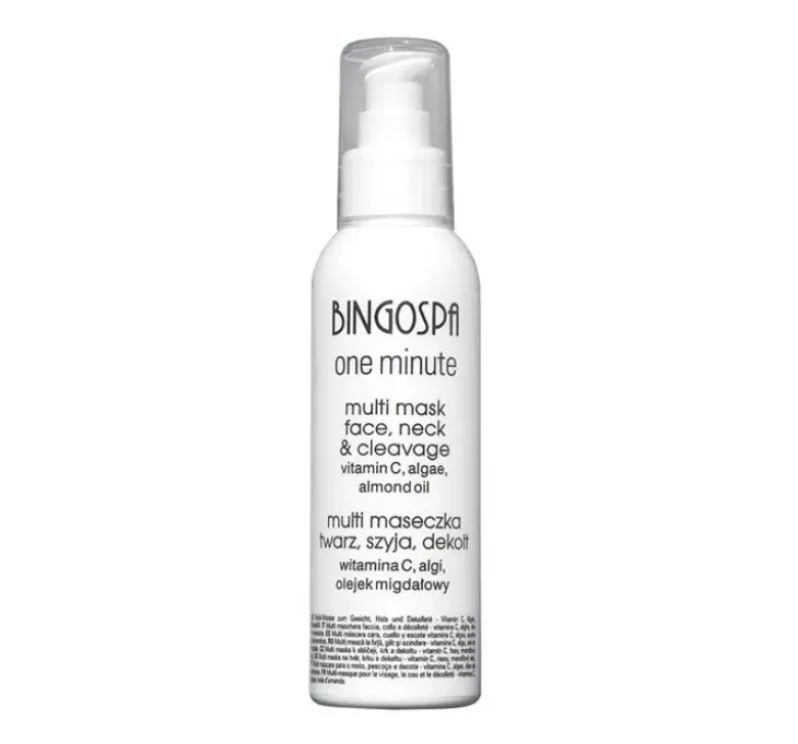 BINGOSPA One Minute multi maseczka do twarzy, szyi i dekoltu 150 g
