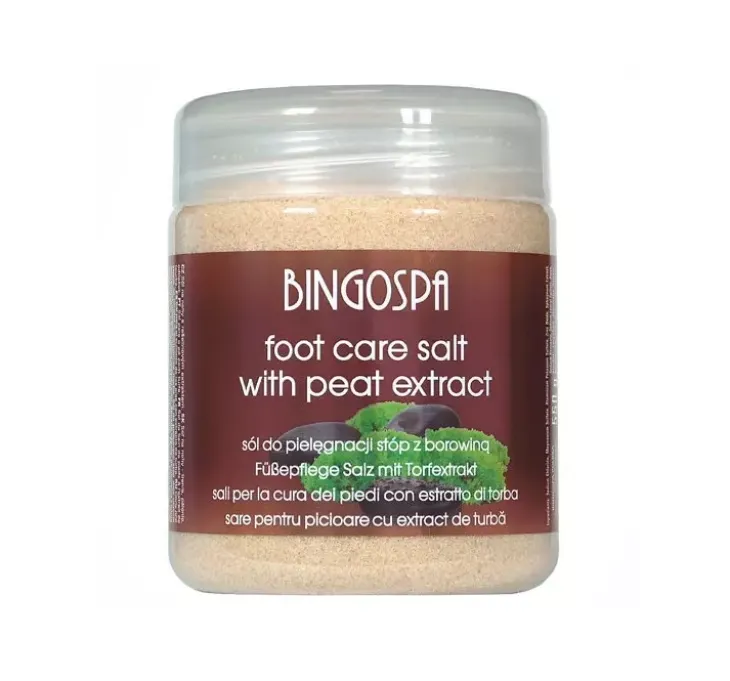 BINGOSPA sól do stóp rozgrzewająca z borowiną 550 g